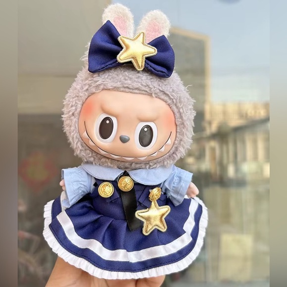 Labubu Judy Hopps Zootopia 2pc Outfit - Picture 1 of 2